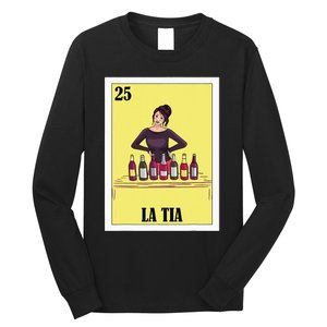 Funny Mexican Design For Aunt La Tia Long Sleeve Shirt