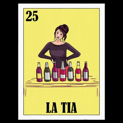 Funny Mexican Design For Aunt La Tia T-Shirt