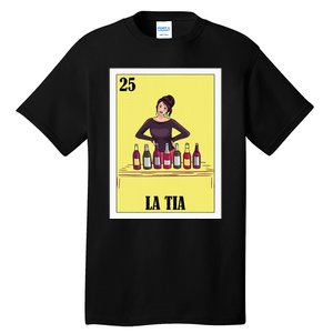 Funny Mexican Design For Aunt La Tia Tall T-Shirt