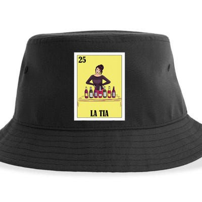 Funny Mexican Design For Aunt La Tia Sustainable Bucket Hat