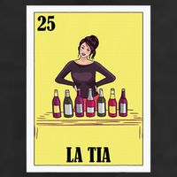 Funny Mexican Design For Aunt La Tia Adult Drive Performance Visor