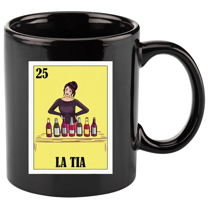Funny Mexican Design For Aunt La Tia 11oz C Handle Ceramic Mug