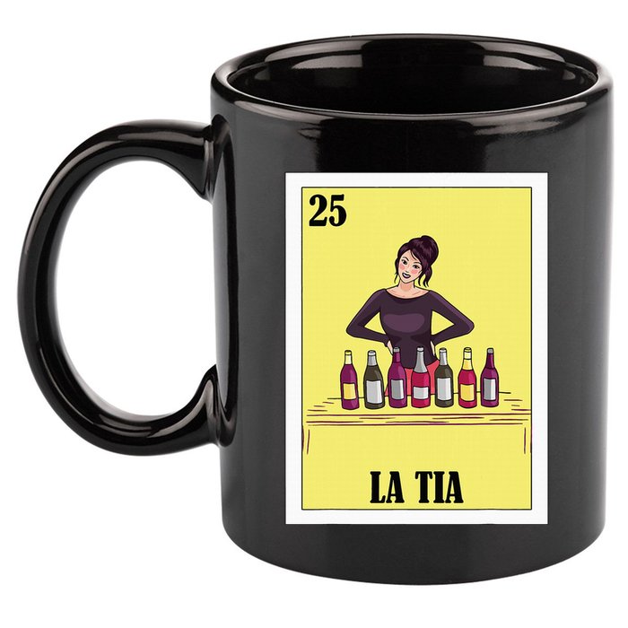 Funny Mexican Design For Aunt La Tia 11oz C Handle Ceramic Mug