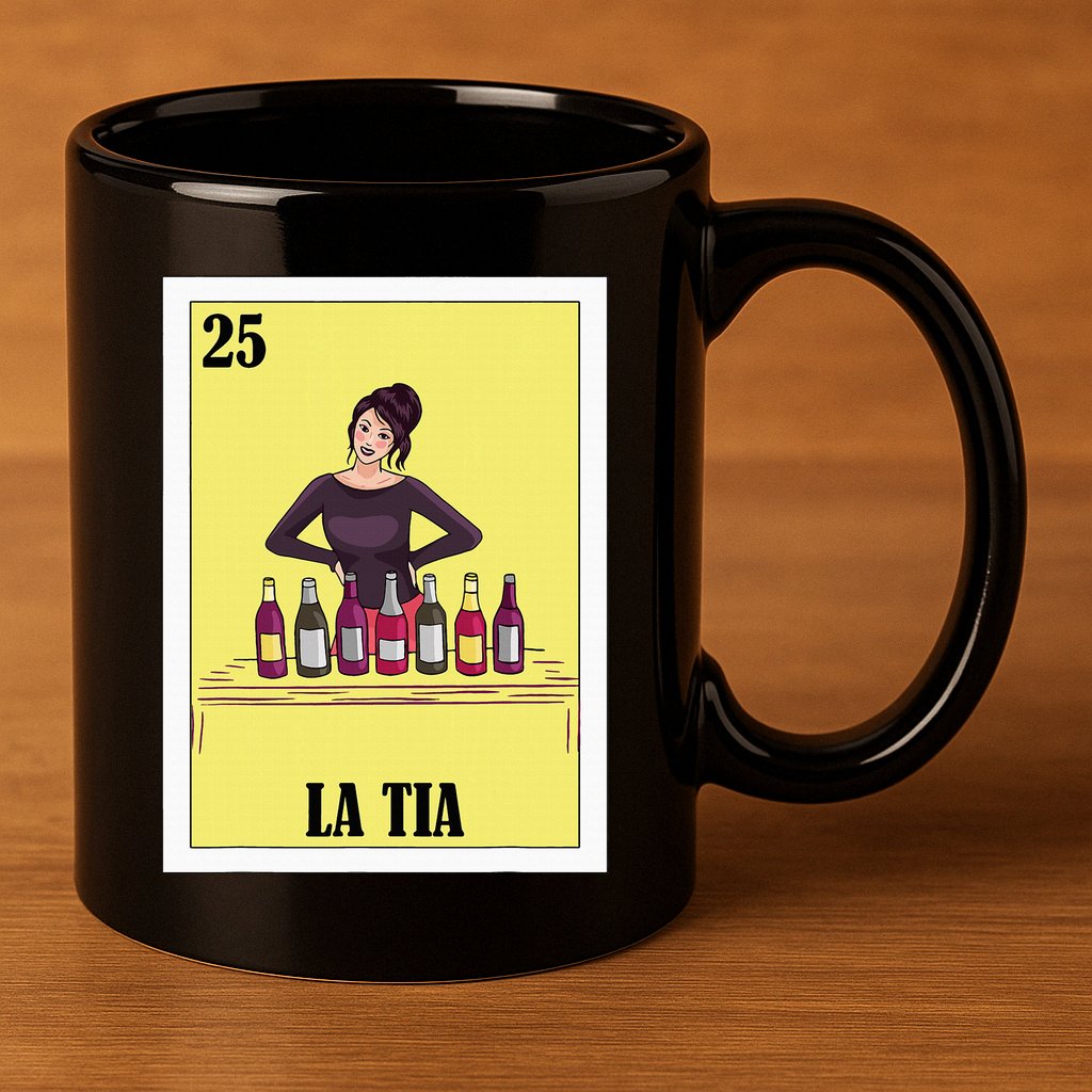 Funny Mexican Design For Aunt La Tia 11oz C Handle Ceramic Mug