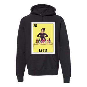 Funny Mexican Design For Aunt La Tia Premium Hoodie