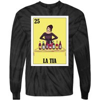 Funny Mexican Design For Aunt La Tia Tie-Dye Long Sleeve Shirt