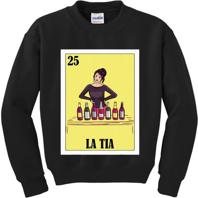 Funny Mexican Design For Aunt La Tia Kids Sweatshirt