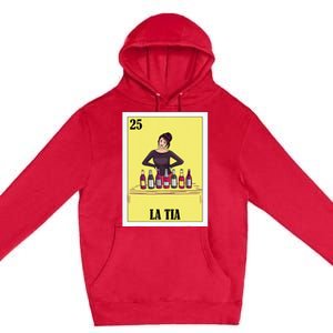 Funny Mexican Design For Aunt La Tia Premium Pullover Hoodie