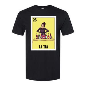 Funny Mexican Design For Aunt La Tia Softstyle CVC T-Shirt