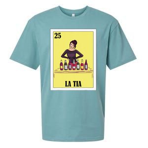 Funny Mexican Design For Aunt La Tia Sueded Cloud Jersey T-Shirt