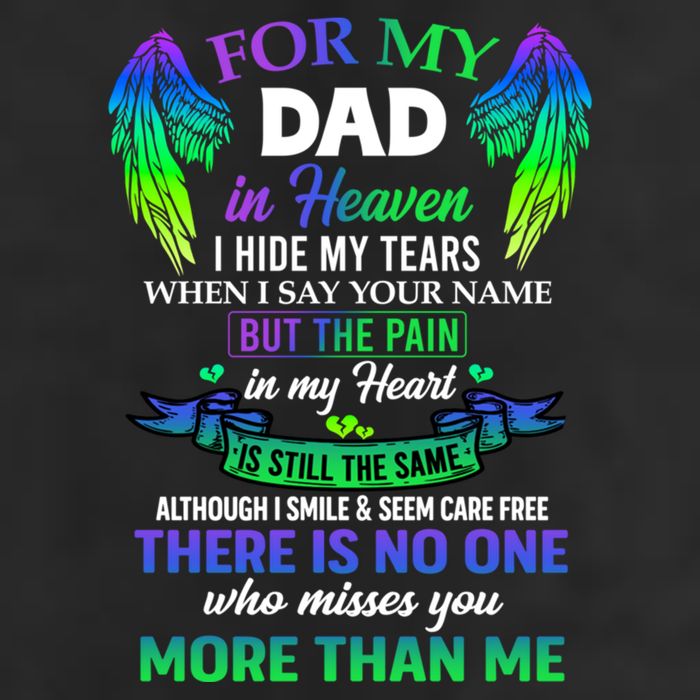 For My Dad In Heaven Touching Tribute For Passed Away Father Gift 15oz Campfire Ceramic Mug