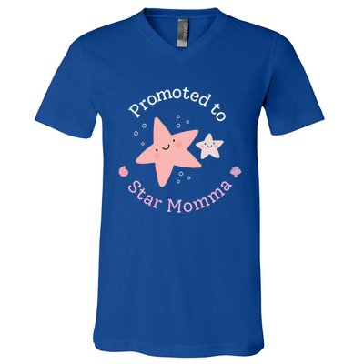 First MotherS Day Firsttime Mom Mommy And Me Star Momma Great Gift V-Neck T-Shirt