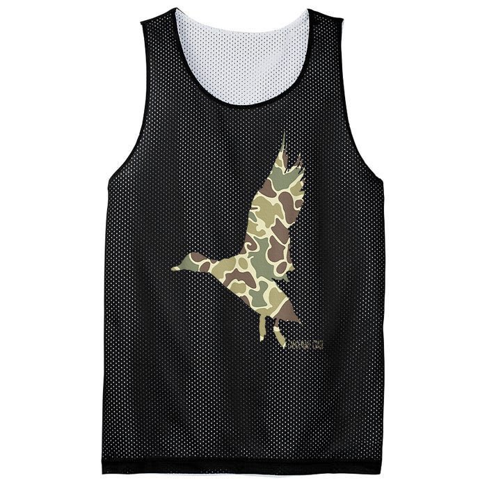 Flying Mallard Duck Camouflage Camo Duck Hunting Camo Hunter Mesh Reversible Basketball Jersey Tank