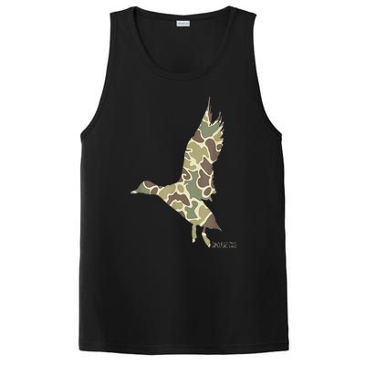 Flying Mallard Duck Camouflage Camo Duck Hunting Camo Hunter PosiCharge Competitor Tank