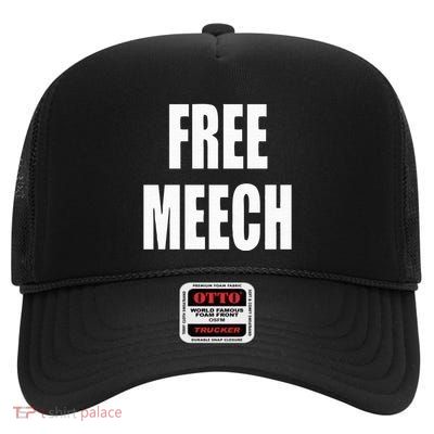 Free Meech Detroit 313 Atlanta High Crown Mesh Back Trucker Hat