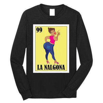 Funny Mexican Design For Hispanas La Chingona Long Sleeve Shirt