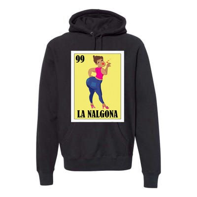 Funny Mexican Design For Hispanas La Chingona Premium Hoodie