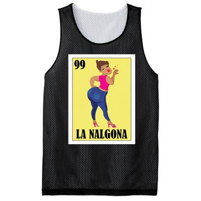 Funny Mexican Design For Hispanas La Chingona Mesh Reversible Basketball Jersey Tank