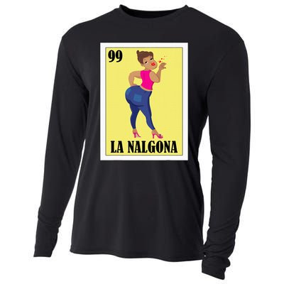 Funny Mexican Design For Hispanas La Chingona Cooling Performance Long Sleeve Crew