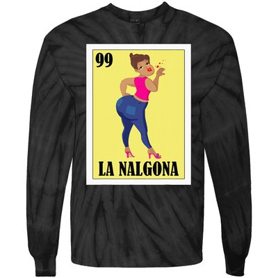 Funny Mexican Design For Hispanas La Chingona Tie-Dye Long Sleeve Shirt