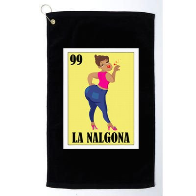 Funny Mexican Design For Hispanas La Chingona Platinum Collection Golf Towel