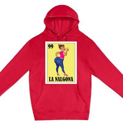 Funny Mexican Design For Hispanas La Chingona Premium Pullover Hoodie