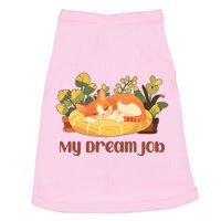 Funny My Dream Job Sleeping Cat Doggie Tank