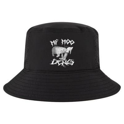 Funny Moo Deng (Metal) Cool Comfort Performance Bucket Hat