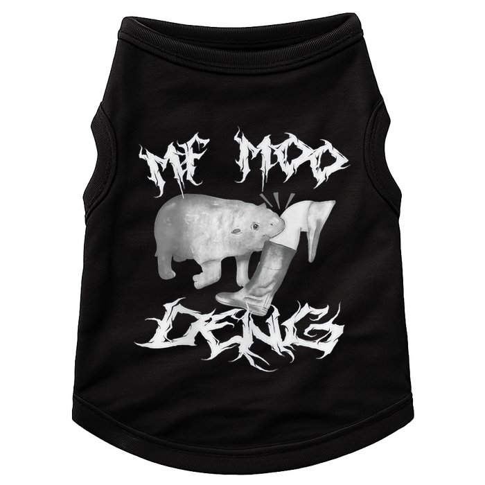 Funny Moo Deng (Metal) Doggie Tank