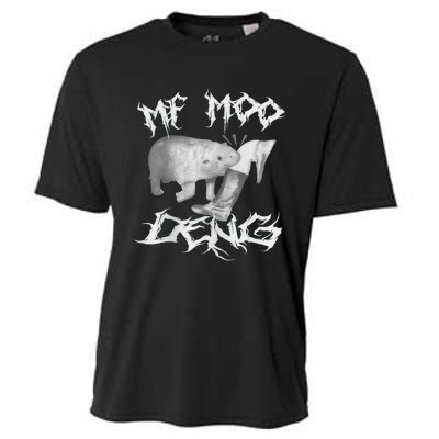 Funny Moo Deng (Metal) Cooling Performance Crew T-Shirt