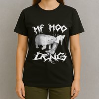 Funny Moo Deng (Metal) T-Shirt