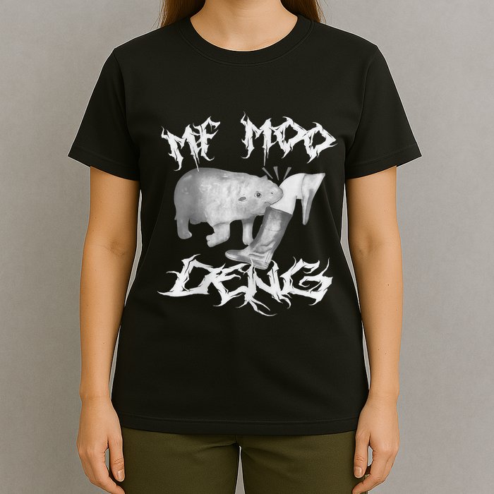Funny Moo Deng (Metal) T-Shirt