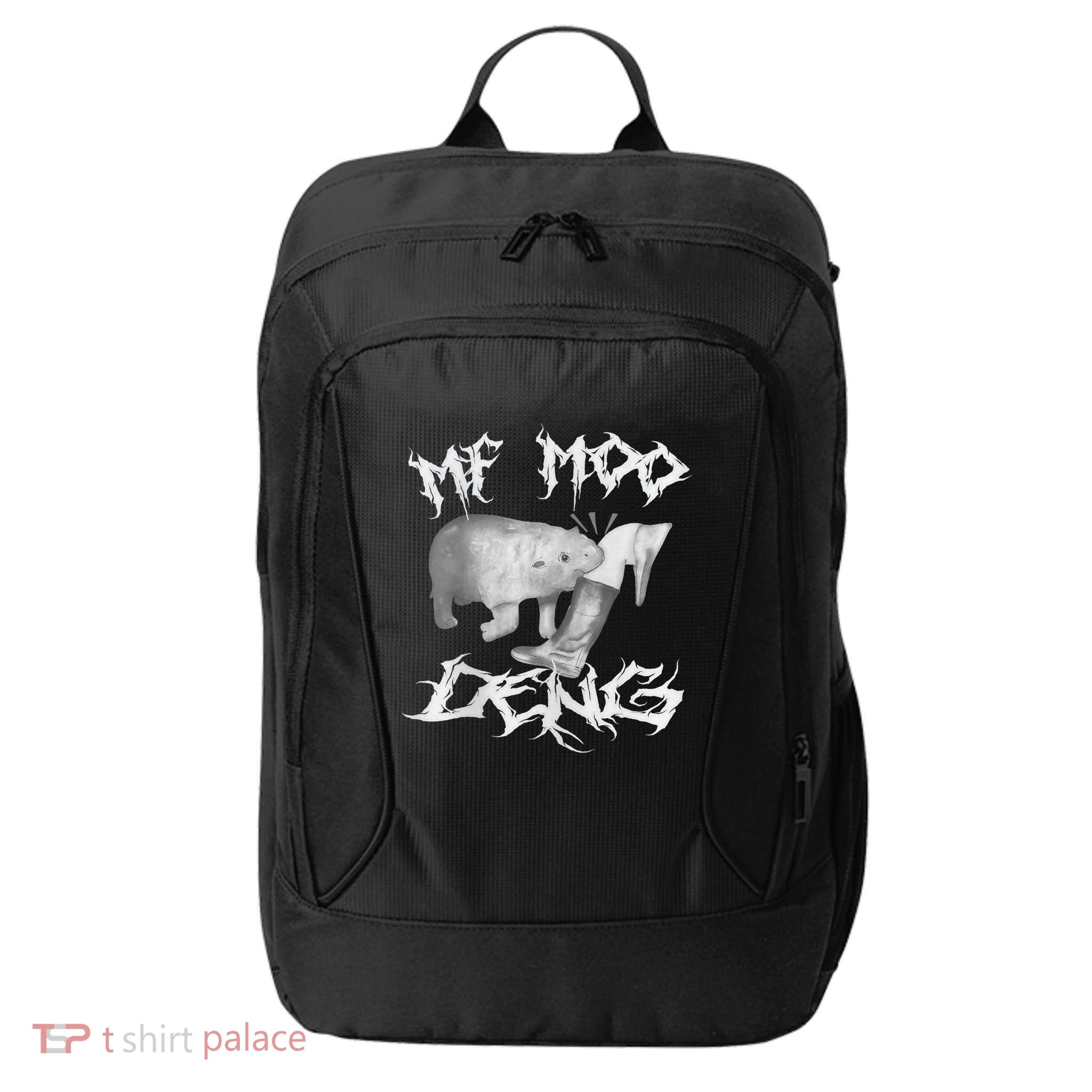 Funny Moo Deng (Metal) City Backpack