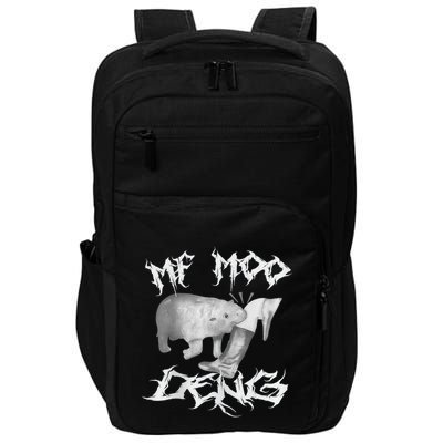 Funny Moo Deng (Metal) Impact Tech Backpack