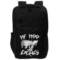 Funny Moo Deng (Metal) Impact Tech Backpack