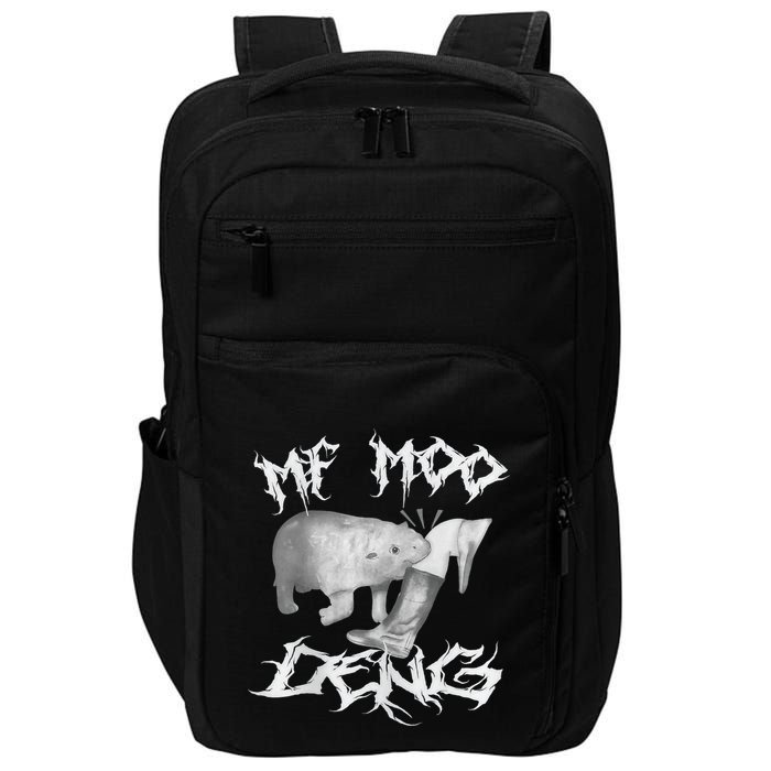 Funny Moo Deng (Metal) Impact Tech Backpack