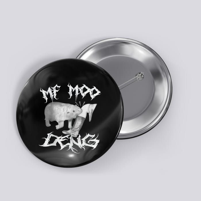 Funny Moo Deng (Metal) Button