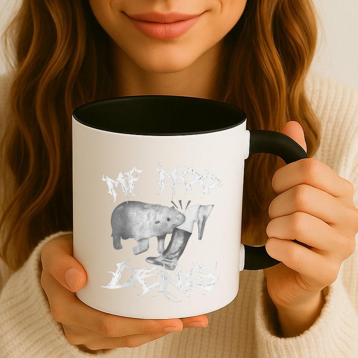 Funny Moo Deng (Metal) Mug