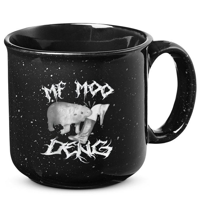 Funny Moo Deng (Metal) 15oz Campfire Ceramic Mug