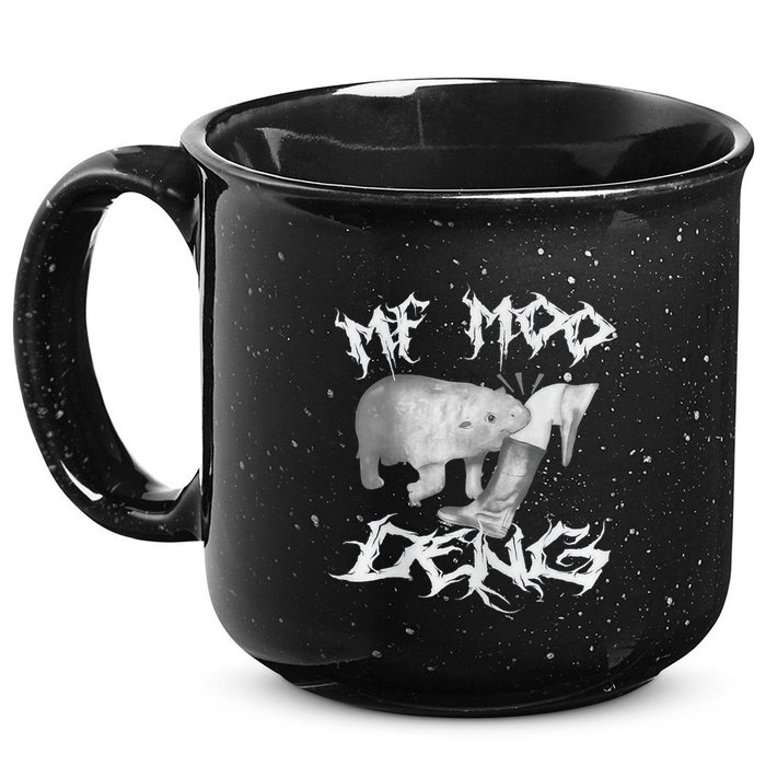 Funny Moo Deng (Metal) 15oz Campfire Ceramic Mug