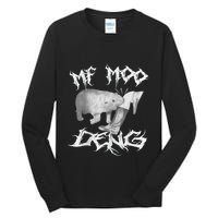Funny Moo Deng (Metal) Tall Long Sleeve T-Shirt