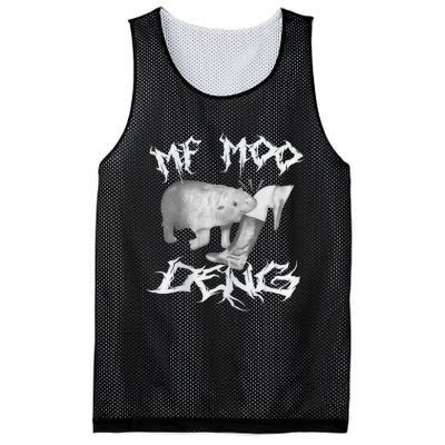 Funny Moo Deng (Metal) Mesh Reversible Basketball Jersey Tank