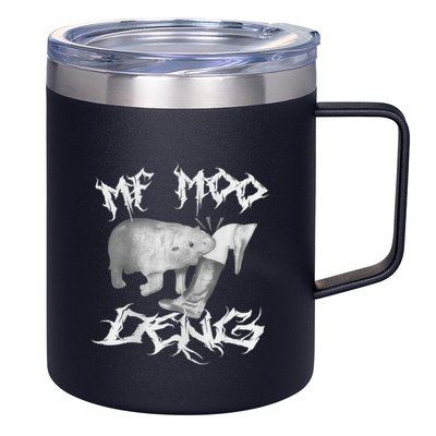 Funny Moo Deng (Metal) 12oz Stainless Steel Coffee Mug