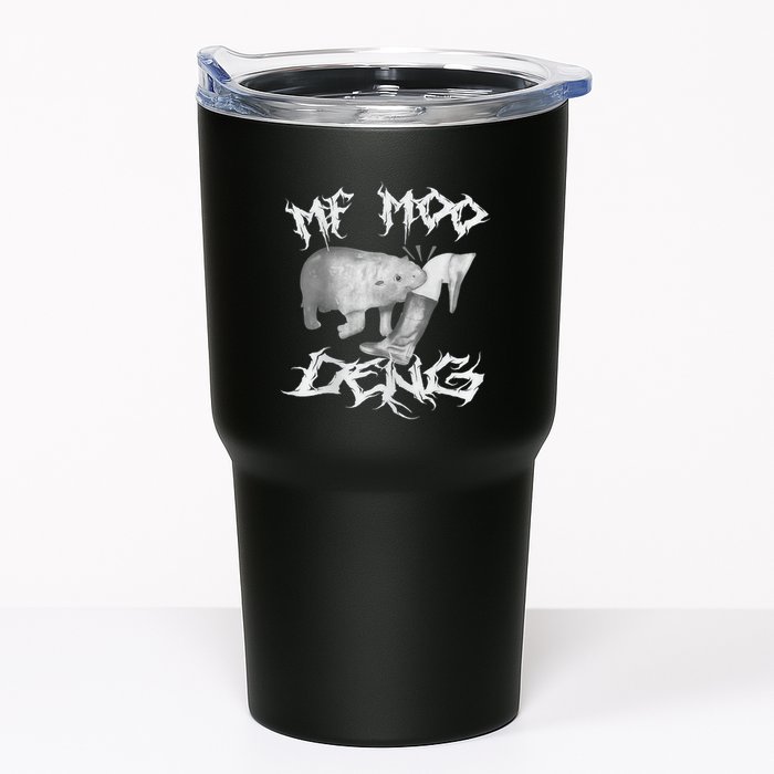 Funny Moo Deng (Metal) Tumbler