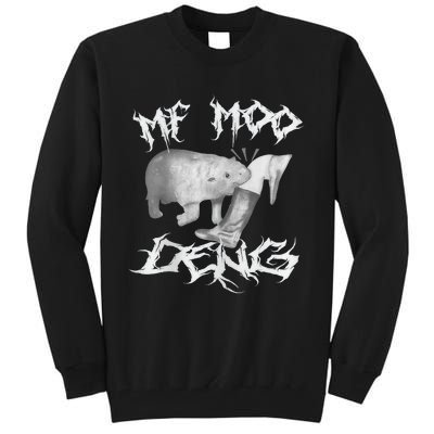 Funny Moo Deng (Metal) Tall Sweatshirt