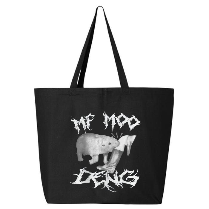 Funny Moo Deng (Metal) 25L Jumbo Tote