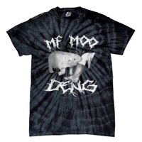 Funny Moo Deng (Metal) Tie-Dye T-Shirt