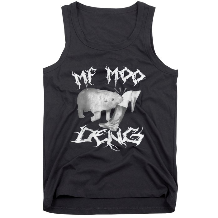 Funny Moo Deng (Metal) Tank Top