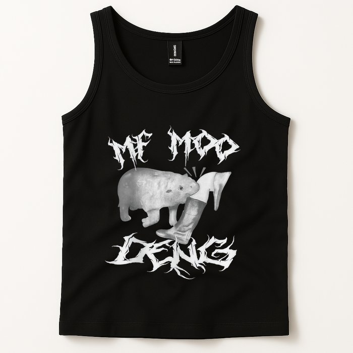 Funny Moo Deng (Metal) Tank Top