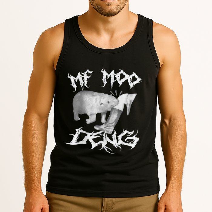 Funny Moo Deng (Metal) Tank Top